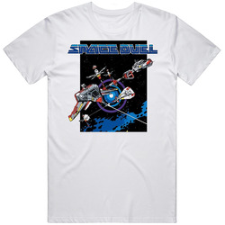 Space Duel Video Game Retro 80s Merch Classic Cotton T Shirt