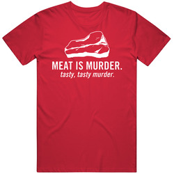Meat Is Murder Tasty Tasty Murder Merch Classic Cotton T Shirt