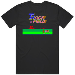 Track And Field Video Game Retro 80s Merch Classic Cotton T Shirt
