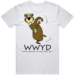 Wwjd What Would Yogi Bear Do Merch Classic Cotton T Shirt