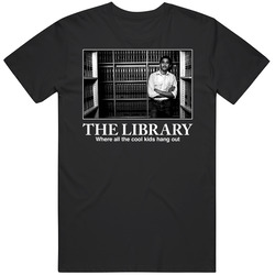 Cool Kids Library Barack Obama President Retro Merch Classic Cotton T Shirt