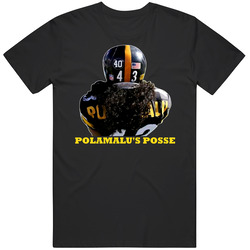 Troy Polamalu Polamalus Posse Football Merch Classic Cotton T Shirt
