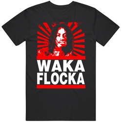 Waka Flocka Retro Hip Hop Flame Rap Run Merch Classic Cotton T Shirt