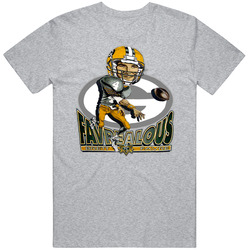 Brett Favre Retro Football Caricature Merch Classic Cotton T Shirt