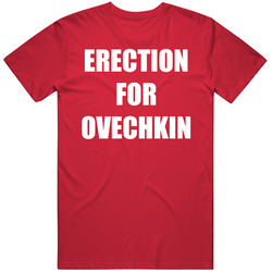 Erection For Ovechkin Washington Russian Merch Classic Cotton T Shirt