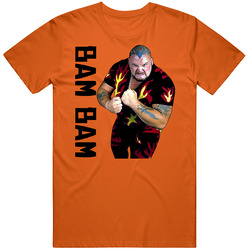 Bam Bam Bigelow Wrestling Wrestler Merch Classic Cotton T Shirt