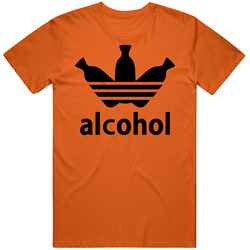 Funny Alcohol Orange Drinking Beer Vodka Merch Classic Cotton T Shirt