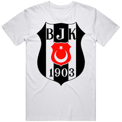 Besiktas Turkey Soccer Logo Merch Classic Cotton T Shirt