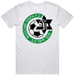 Maccabi Haifa Israel Soccer Logo Merch Classic Cotton T Shirt