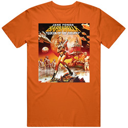 Barbarella Jane Fonda 1960's Action Sci Fi Movie Merch Classic Cotton T Shirt