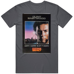 Clint Eastwood Dirty Harry Sudden Impact 1970's Action Movie Merch Classic Cotton T Shirt