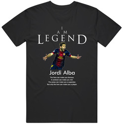 Jordi Alba Spain Legend Soccer Futbol Merch Classic Cotton T Shirt