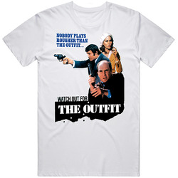 The Outfit 70s Crime Movie Poster With Robert Duvall Merch Classic Cotton T Shirt