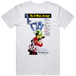The Five Man Army 5 Peter Graves Western Movie Merch Classic Cotton T Shirt
