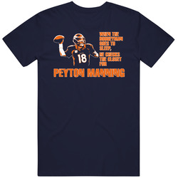 Denver Football Peyton Manning Boogeyman Merch Classic Cotton T Shirt