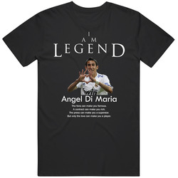 Angel Di Maria Argentina Legend Soccer Futbol Merch Classic Cotton T Shirt