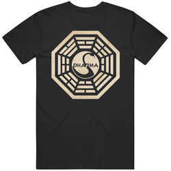 Lost Dharma Logo Merch Classic Cotton T Shirt