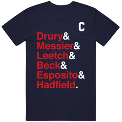 New York Captains Messier Leetch Esposito Beck Merch Classic Cotton T Shirt