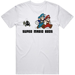 Super Mario Bros Merch Classic Cotton T Shirt