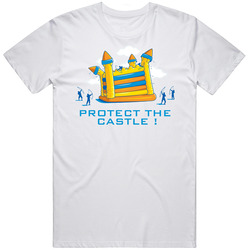 Protect The Castle Funny Bouncy Merch Classic Cotton T Shirt