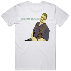 Big Lebowski Eight Year Olds Dude Merch Classic Cotton T Shirt