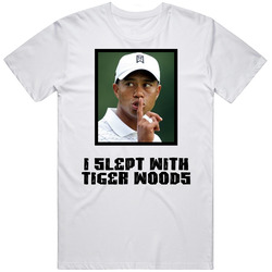 I Slept With Tiger Woods Merch Classic Cotton T Shirt