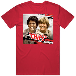 Chips 70's Classic Tv Show Merch Classic Cotton T Shirt