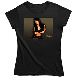 Aaliyah Retro R & B Music Icon Merch Classic Cotton Ladies T Shirt