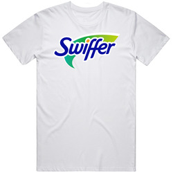 Swiffer America's Favorite Cleaning Brand Logo Gift Merch Classic Cotton T Shirt