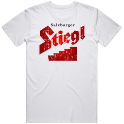 Stiegl Beer Logo Alcohol Drinking Gift Distressed Look Merch Classic Cotton T Shirt