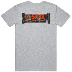 Skor Chocolate Bar Fan Cool Gift Idea Distressed Merch Classic Cotton T Shirt