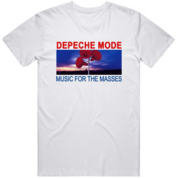 Depeche Music White Merch Classic Cotton T Shirt