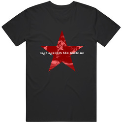 Rage Against The Machine Star Logo Merch Classic Cotton T Shirt