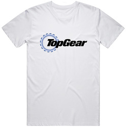 Top Gear White Merch Classic Cotton T Shirt