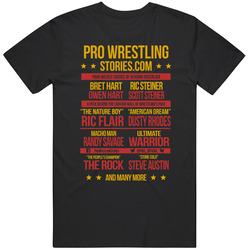 Pro Wrestling Stories Merch Classic Cotton T Shirt