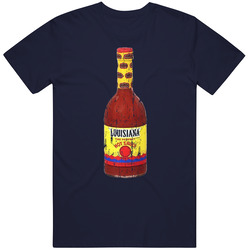 Louisiana Hot Sauce Logo Cool Food Gift Distressed Merch Classic Cotton T Shirt