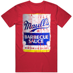 Maull's Barbecue Sauce Logo Cool Food Gift Distressed Merch Classic Cotton T Shirt