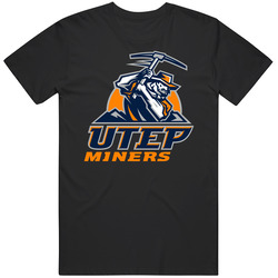 Utep Miners College Logo College Sports Fan Cool Gift Merch Classic Cotton T Shirt