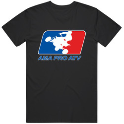 Ama Atv Pro Motocross Championship Logo Black Merch Classic Cotton T Shirt