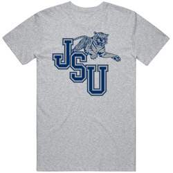 Jackson State College Logo College Sports Fan Merch Classic Cotton T Shirt