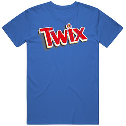 Twix Chocolate Bar Fan Cool Gift Idea Distressed Merch Classic Cotton T Shirt