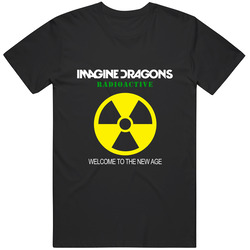 Imagine Dragon Radioactive Logo Merch Classic Cotton T Shirt