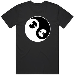 Wu Tang Logo Ying Yang Logo Black Merch Classic Cotton T Shirt
