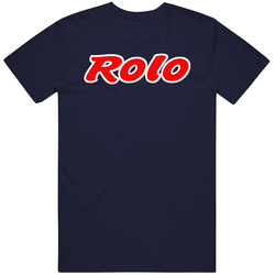 Rolo Chocolate Bar Gift Idea Distressed Merch Classic Cotton T Shirt