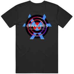 Chvrches Band Logo Black Merch Classic Cotton T Shirt