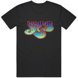 Yes Band Logo Music Black Merch Classic Cotton T Shirt