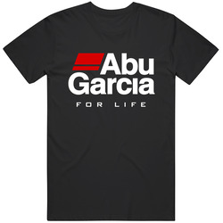For Life Abu Garcia Logo Black Merch Classic Cotton T Shirt