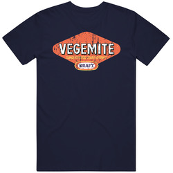 Vegemite On Toast Logo Cool Food Gift Distressed Merch Classic Cotton T Shirt