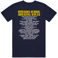 Nursing School Survival Retro Unisex Classic Tee T Shirt
