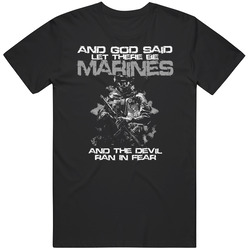 And The Devil Ran Retro Unisex Classic Tee T Shirt
